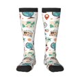 thumbnail image 1 of Bingfone Compression Socks For Women And Men Long Socks For Running Athletic Cycling Nurse-Travel1, 1 of 9