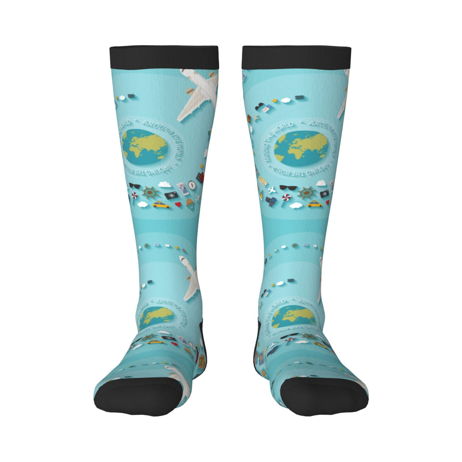 Bingfone Compression Socks For Women And Men Long Socks For Running