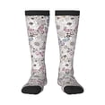 thumbnail image 1 of Bingfone Compression Socks For Women And Men Long Socks For Running Athletic Cycling Nurse-Vintage Butterflies, 1 of 9