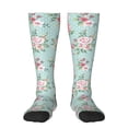 thumbnail image 1 of Bingfone Compression Socks For Women And Men Long Socks For Running Athletic Cycling Nurse-Vintage Floral, 1 of 9