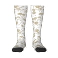 thumbnail image 1 of Bingfone Compression Socks For Women And Men Long Socks For Running Athletic Cycling Nurse-Vintage Stylized White Color, 1 of 9