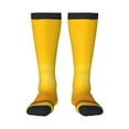 thumbnail image 1 of Bingfone Compression Socks For Women And Men Long Socks For Running Athletic Cycling Nurse-Yellow Lemon, 1 of 9