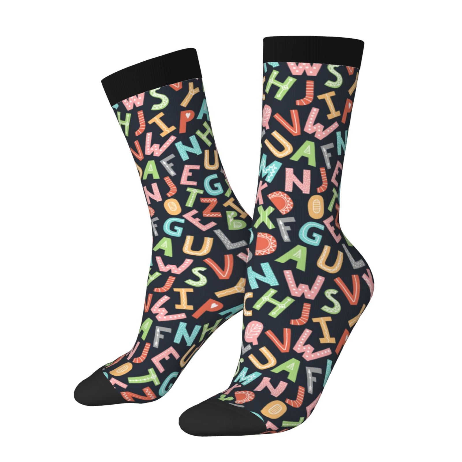 Bingfone Compression Socks for Women and Men Long Socks for Running ...