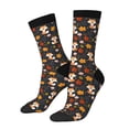 thumbnail image 1 of Bingfone Compression Socks for Women and Men Long Socks for Running Athletic Cycling Nurse- Autumn Fox, 1 of 6