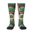 thumbnail image 1 of Bingfone Compression Socks for Women and Men Long Socks for Running Athletic Cycling Nurse-Cactus 4, 1 of 8