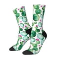 thumbnail image 1 of Bingfone Compression Socks for Women and Men Long Socks for Running Athletic Cycling Nurse- Cactus Plants, 1 of 6