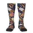 thumbnail image 1 of Bingfone Compression Socks for Women and Men Long Socks for Running Athletic Cycling Nurse-Cartoon Space 1, 1 of 8