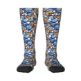 thumbnail image 1 of Bingfone Compression Socks for Women and Men Long Socks for Running Athletic Cycling Nurse-Colorful Butterfly1, 1 of 8