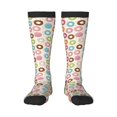 thumbnail image 1 of Bingfone Compression Socks for Women and Men Long Socks for Running Athletic Cycling Nurse-Colorful Donuts, 1 of 8