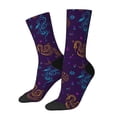 thumbnail image 1 of Bingfone Compression Socks for Women and Men Long Socks for Running Athletic Cycling Nurse- Colorful Snake, 1 of 6
