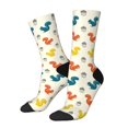 thumbnail image 1 of Bingfone Compression Socks for Women and Men Long Socks for Running Athletic Cycling Nurse- Colorful Squirrel, 1 of 6