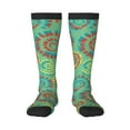 thumbnail image 1 of Bingfone Compression Socks for Women and Men Long Socks for Running Athletic Cycling Nurse-Colourful Tie Dye, 1 of 8