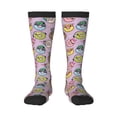 thumbnail image 1 of Bingfone Compression Socks for Women and Men Long Socks for Running Athletic Cycling Nurse-Cute Donuts, 1 of 1