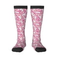 thumbnail image 1 of Bingfone Compression Socks for Women and Men Long Socks for Running Athletic Cycling Nurse-Cute Rabbit, 1 of 8