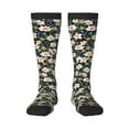 thumbnail image 1 of Bingfone Compression Socks for Women and Men Long Socks for Running Athletic Cycling Nurse-Flowers, 1 of 8