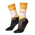 thumbnail image 1 of Bingfone Compression Socks for Women and Men Long Socks for Running Athletic Cycling Nurse- Giraffes Of The African Savannah, 1 of 6