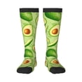 thumbnail image 1 of Bingfone Compression Socks for Women and Men Long Socks for Running Athletic Cycling Nurse-Green Avocado, 1 of 8