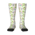 thumbnail image 1 of Bingfone Compression Socks for Women and Men Long Socks for Running Athletic Cycling Nurse-Happy Easter, 1 of 1