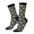 thumbnail image 1 of Bingfone Compression Socks for Women and Men Long Socks for Running Athletic Cycling Nurse- Hot Dog 6, 1 of 6