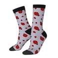 thumbnail image 1 of Bingfone Compression Socks for Women and Men Long Socks for Running Athletic Cycling Nurse- Ladybug, 1 of 6