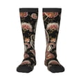thumbnail image 1 of Bingfone Compression Socks for Women and Men Long Socks for Running Athletic Cycling Nurse-Paisley6, 1 of 8