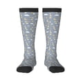 thumbnail image 1 of Bingfone Compression Socks for Women and Men Long Socks for Running Athletic Cycling Nurse-Sleep Rabbit, 1 of 8