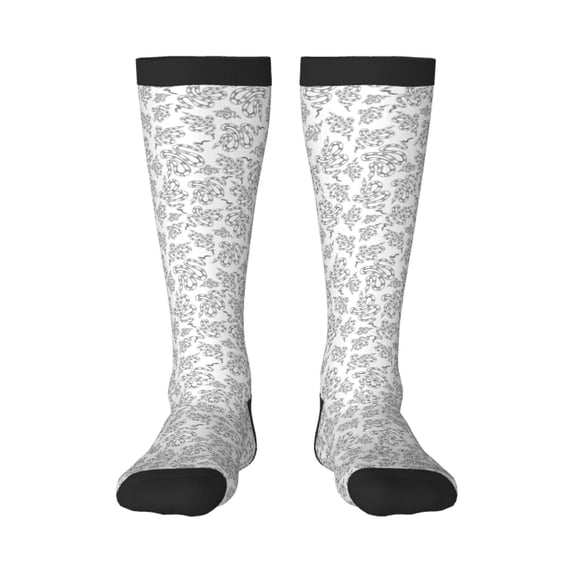 Bingfone Compression Socks for Women and Men Long Socks for Running Athletic Cycling Nurse-Snake