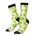 thumbnail image 1 of Bingfone Compression Socks for Women and Men Long Socks for Running Athletic Cycling Nurse- Various Lemons, 1 of 6