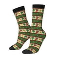 thumbnail image 1 of Bingfone Compression Socks for Women and Men Long Socks for Running Athletic Cycling Nurse- Vintage Mexican, 1 of 6