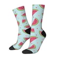 thumbnail image 1 of Bingfone Compression Socks for Women and Men Long Socks for Running Athletic Cycling Nurse- Watermelon, 1 of 6