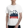 thumbnail image 1 of Bingfone Congratulation Graduate Men'S Loose Fit Short-Sleeve Pocket T-Shirt, 1 of 7