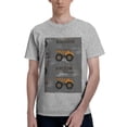 thumbnail image 1 of Bingfone Construction Machines Men'S Loose Fit Short-Sleeve Pocket T-Shirt, 1 of 7