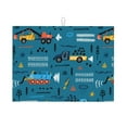 thumbnail image 1 of Bingfone Construction Trucks ,18" X 24"Dish Drying Mat For Kitchen Counter,Ultra Absorbent Microfiber, 1 of 9
