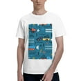 thumbnail image 1 of Bingfone Construction Trucks Men'S Loose Fit Short-Sleeve Pocket T-Shirt, 1 of 7