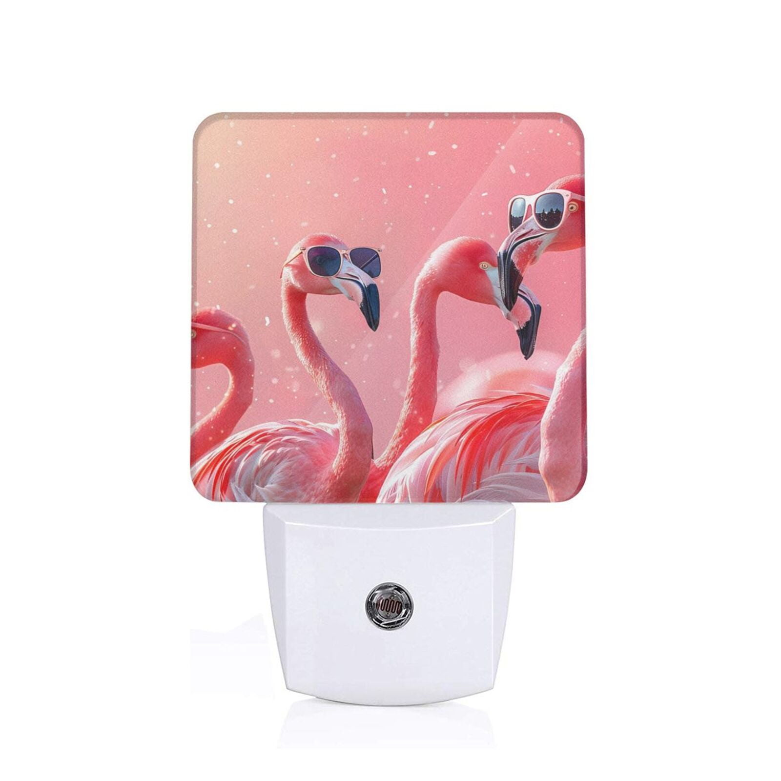 Bingfone Cool Flamingos Sunglasses Scene Print Night Lights Plug into ...
