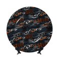thumbnail image 1 of Bingfone Cool Sports Car Print Bone China Dinner Decorative Plates,Handmade Ceramic Dinner Plate with Stand for Home Club-7in, 1 of 6