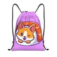 thumbnail image 1 of Bingfone Corgi In Sushi Roll Drawstrings Backpacks Bags For Men Women Gym Drawstrings Bag, 1 of 9