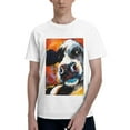 thumbnail image 1 of Bingfone Cow Men'S Loose Fit Short-Sleeve Pocket T-Shirt, 1 of 7