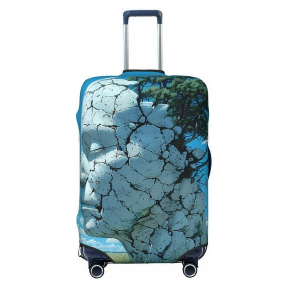 Bingfone Cracked Earth Head Tree Luggage Cover Washable Suitcase Cover Protector Anti-scratch Suitcase cover Fits 18-32 Inch Luggage (No luggage included)