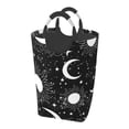 thumbnail image 1 of Bingfone Crescent and Stars Laundry Hamper,Large Canvas Fabric Lightweight Storage Basket Toy Organizer Dirty Clothes Collapsible, 1 of 1