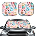 thumbnail image 1 of Bingfone Cupcakes and Donuts Windshield Sun Shade 2-Piece Foldable Car Front Window Sunshade for Most Sedans SUV Truck-Large, 1 of 7