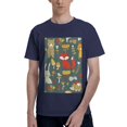 thumbnail image 1 of Bingfone Cute Animal Forest Men'S Loose Fit Short-Sleeve Pocket T-Shirt, 1 of 7