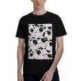 thumbnail image 1 of Bingfone Cute Animal With Cow Men'S Loose Fit Short-Sleeve Pocket T-Shirt, 1 of 7