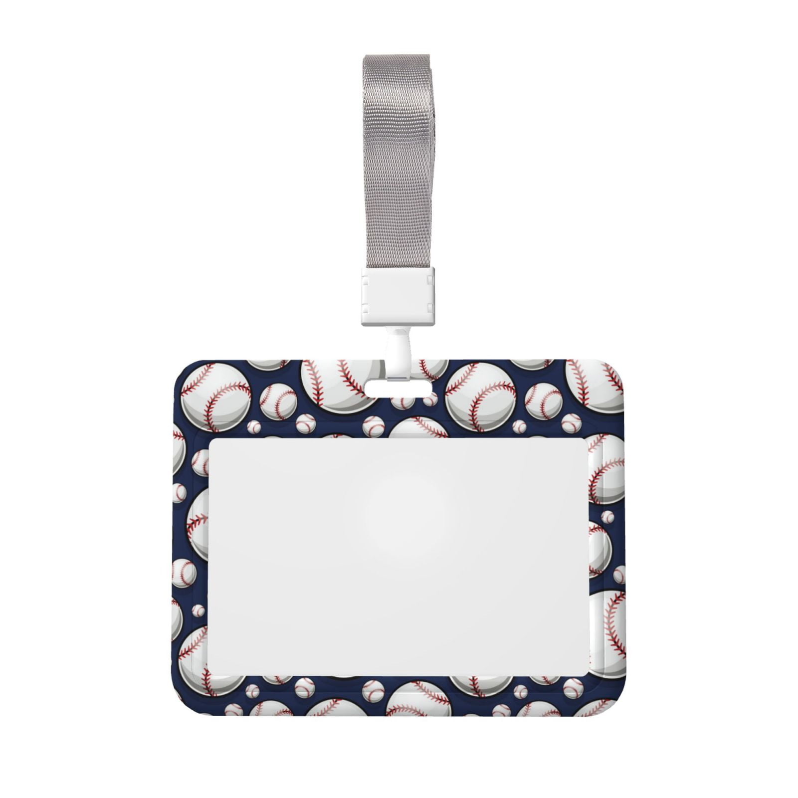 Bingfone Cute Basebal Card Badge Holder,for Girls Girly Women 4 x 3