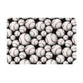 thumbnail image 1 of Bingfone Cute Baseball Door Mat 16"x24" Front Entrance Non-Slip Low Profile Washable for Entryway, 1 of 7