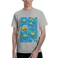 thumbnail image 1 of Bingfone Cute Car Cartoon Men'S Loose Fit Short-Sleeve Pocket T-Shirt, 1 of 7