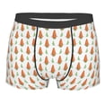 thumbnail image 1 of Bingfone Cute Carrot Print Men's Underwear - Casual Stretch Boxer Briefs-Large, 1 of 7