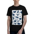 thumbnail image 1 of Bingfone Cute Cartoon Dinosaurs Men'S Loose Fit Short-Sleeve Pocket T-Shirt, 1 of 7
