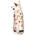 thumbnail image 1 of Bingfone Cute Cartoon Mushrooms Dog Clothes Hoodie, Pet Winter Coat,Puppy Sweatshirts For Small Dogs Boy Girl,Suitable For All Breeds-Medium, 1 of 8