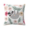 thumbnail image 1 of Bingfone Cute Cartoon Sloth Linen Throw Pillow Covers Cushion Case Pocket Button Vintage Farmhouse Pillowcase For Sofa Couch Bed 20"X20", 1 of 9